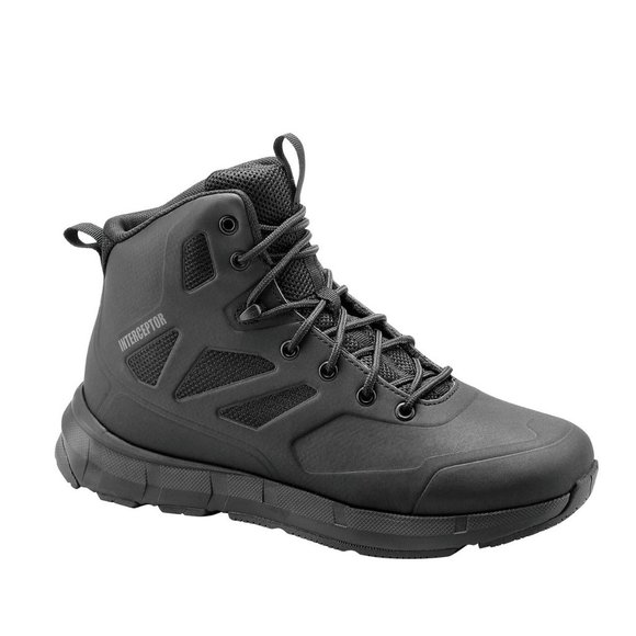 Interceptor Shoes Mens Interceptor Wyatt Black Tactical Boot 6 Soft